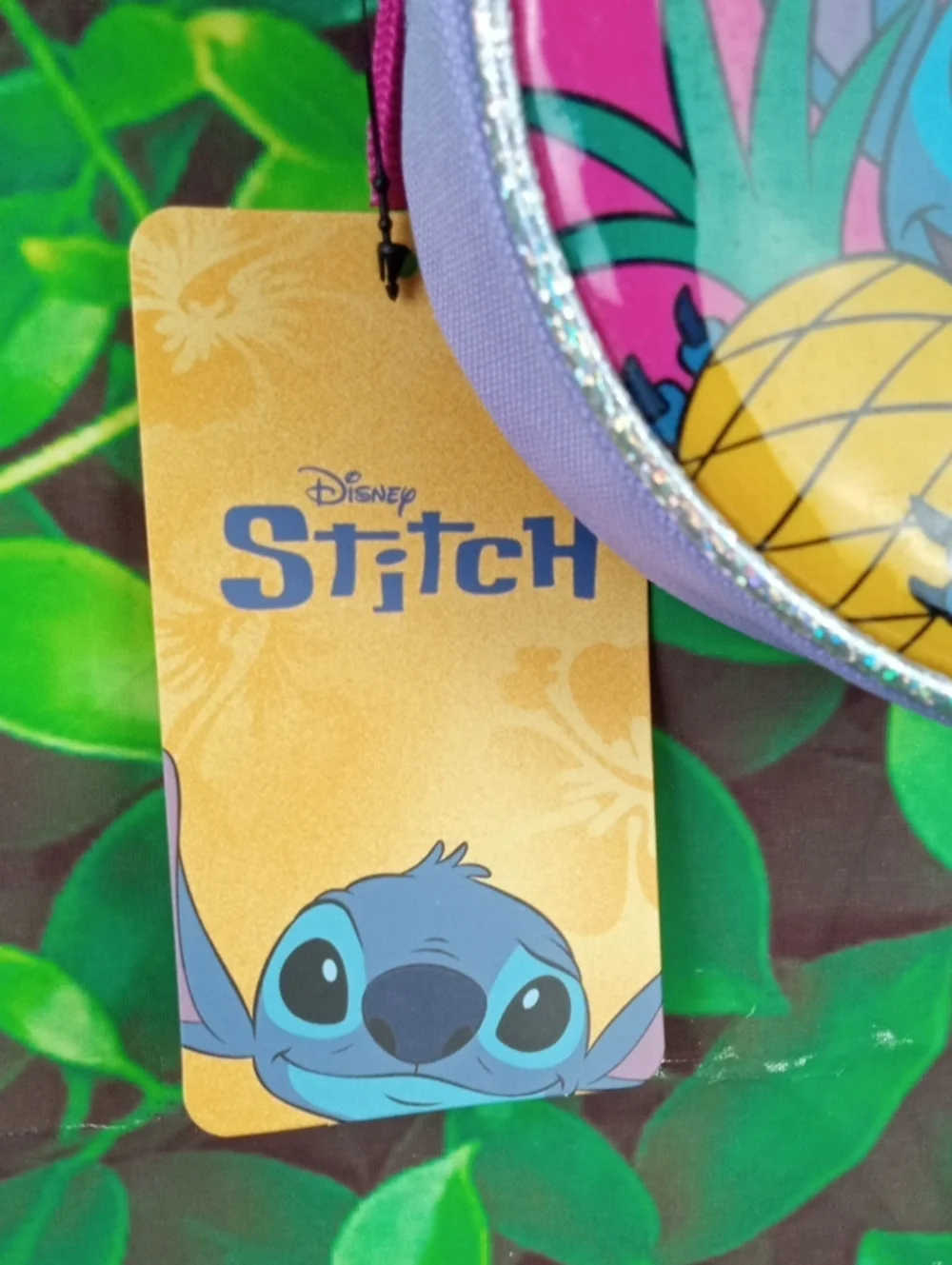 🛝 Disney Pink Stitch 'Shine' Round Crossbody Bag